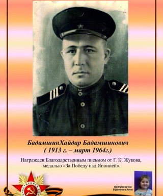 Бадамшин Хайдар Бадамшинович