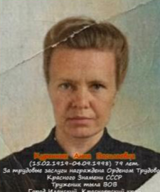 Куренных Анна Васильевна