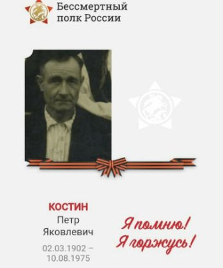 Костин Петр Яковлевич
