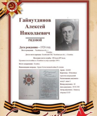 Гайнудинов Алексей Николаевич