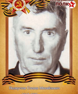 Подкустов Степан Михайлович