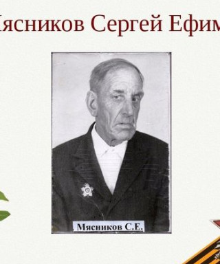 Мясников Сергей Ефимович