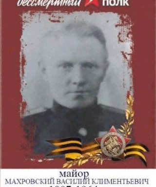 МАХРОВСКИЙ ВАСИЛИЙ КЛИМЕНТЬЕВИЧ
