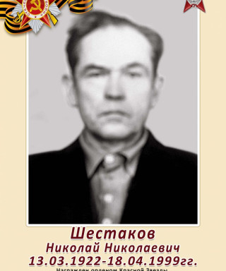Шестаков Николай Николаевич