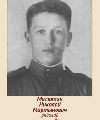 Милютин Николай Мартынович