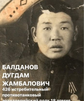 Балданов Дугдам