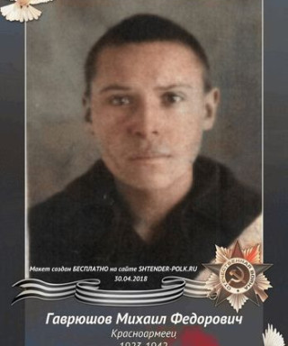 Гаврюшов Михаил Федорович