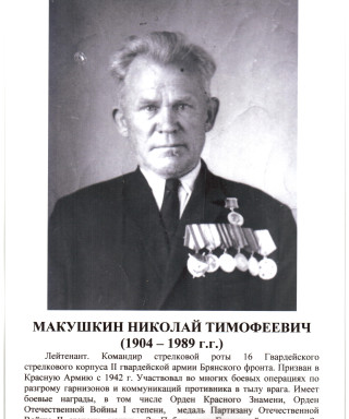 Макушкин Николай Тимофеевич