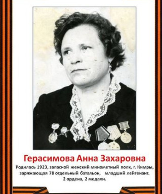 Герасимова Анна Захаровна