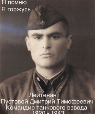 Пустовой Дмитрий Тимофеевич