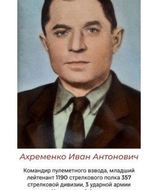 Ахременко Иван Антонович