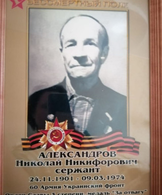 Александров Николай Никифорович