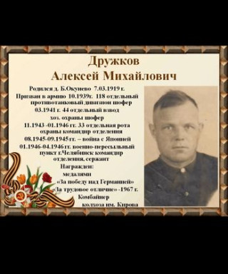 Дружков Алексей Михайлович