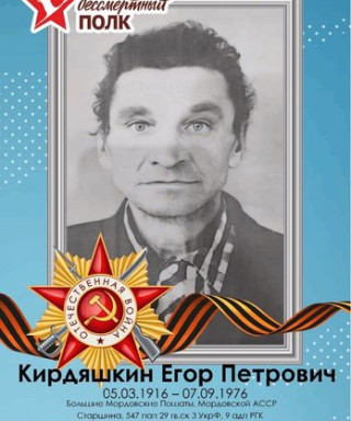 Кирдяшкин Егор Петрович